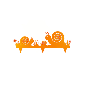 Bordure decorative - Chiocciole arancione