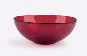 INSALATIERA SCRATCH ROSSO