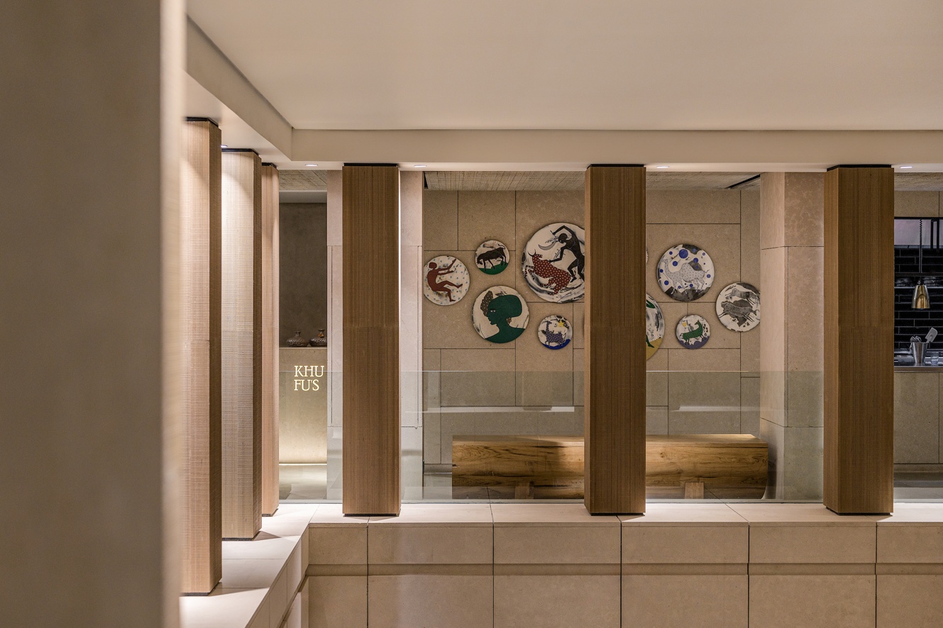 Parquet Fabrique di Marc Sadler - Progetto Ristorante Piramidi di Giza