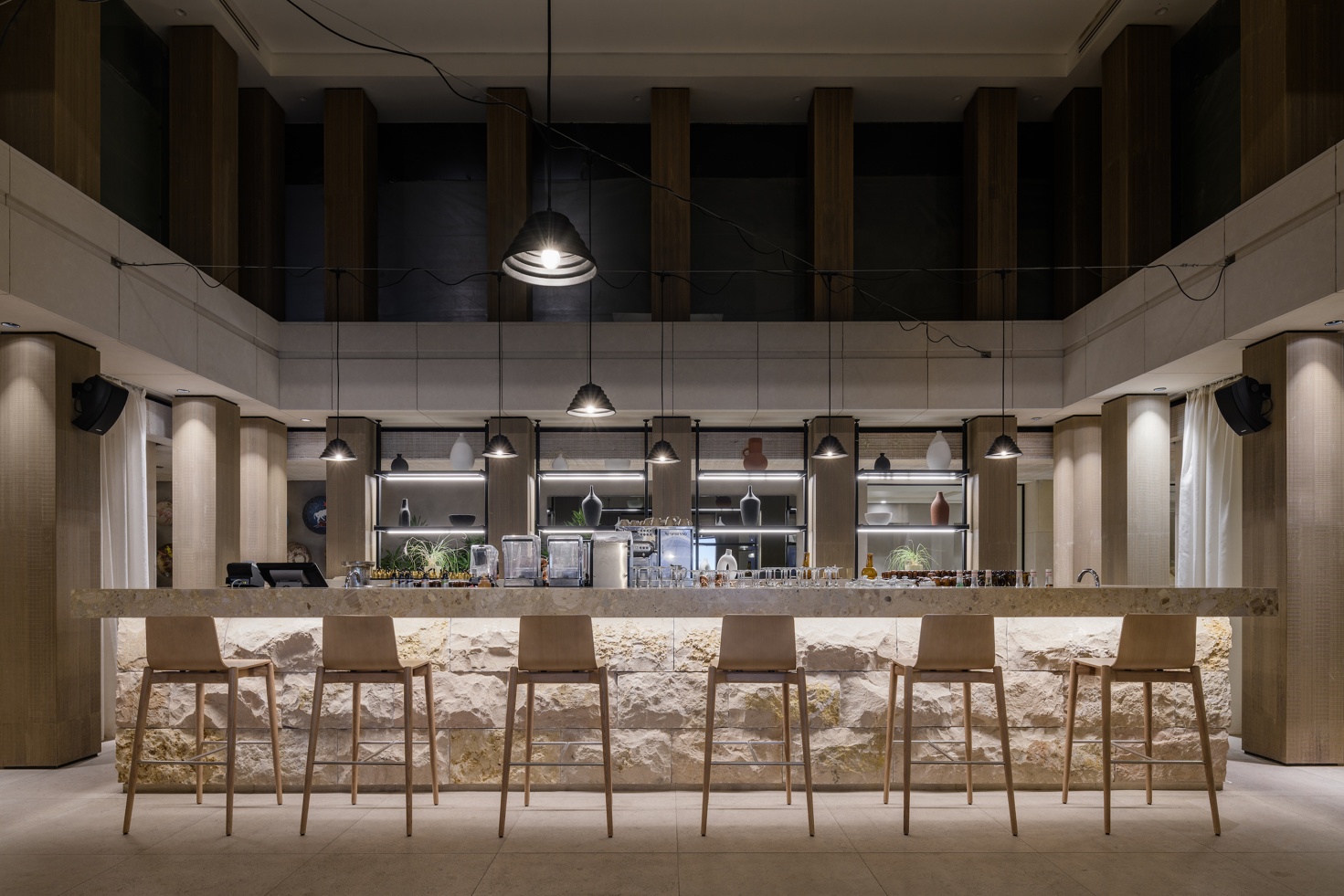 Parquet Fabrique di Marc Sadler - Progetto Ristorante Piramidi di Giza