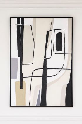 Brownstone One - Hand-Painted Wall Art