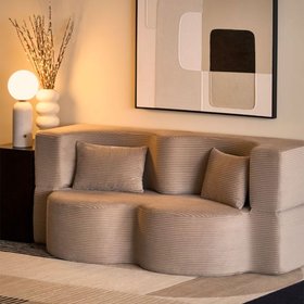 Zzofa Sofa Bed - Light Taupe