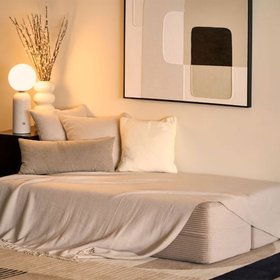 Zzofa Sofa Bed - Light Taupe