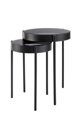 Orion Black Nesting Side Tables