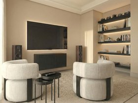 Inga Black Oak Floating Sideboard