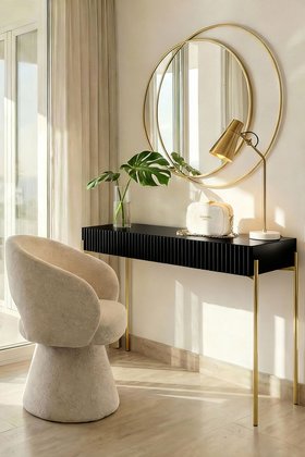 Lexington Black Console Table