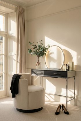 Trio Black Console Table