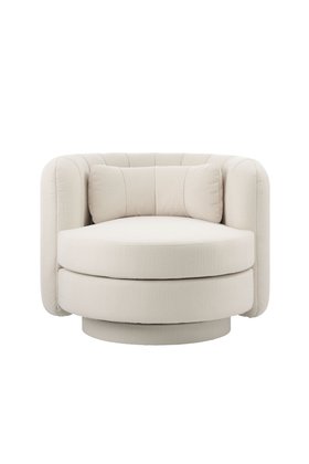 Calvin Swivel Armchair - Calico