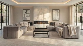 Essen Three Seat Sofa – Dove Grey