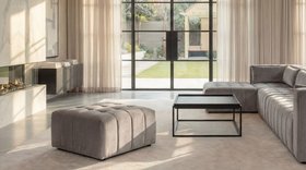 Essen Ottoman - Dove Grey