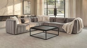 Essen Large Corner Sofa – Dove Grey