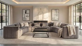 Essen Lounge Suite – Dove Grey