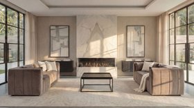 Essen Three Seat Sofa – Taupe