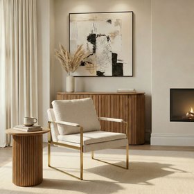 Solaris Lounge Chair – Oatmeal