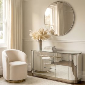 Anastasia Sideboard with Chrome Details