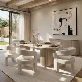 Santini Dining Chair – Chalk