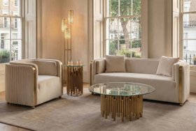 Ozman Lounge Chair - Chalk