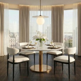 Parker Brass Dining Table