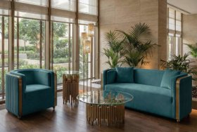 Ozman Two Seat Sofa – Peacock