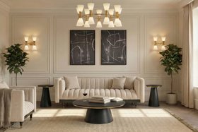 Metz Two Seat Sofa - Chalk