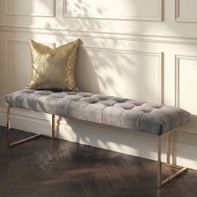 Lorenzo Bench - Dove Grey
