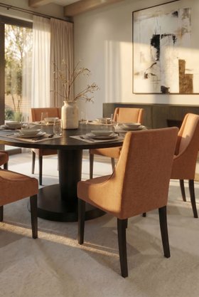 Chatsworth dining chair -Terracotta