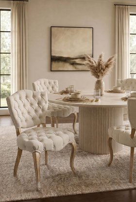 Francois Limed Oak French Chair
