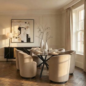 Aster Black Dining Table