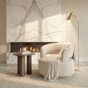 Carlton Swivel Armchair – Chalk