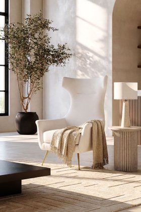 Lulu ArmChair – Chalk