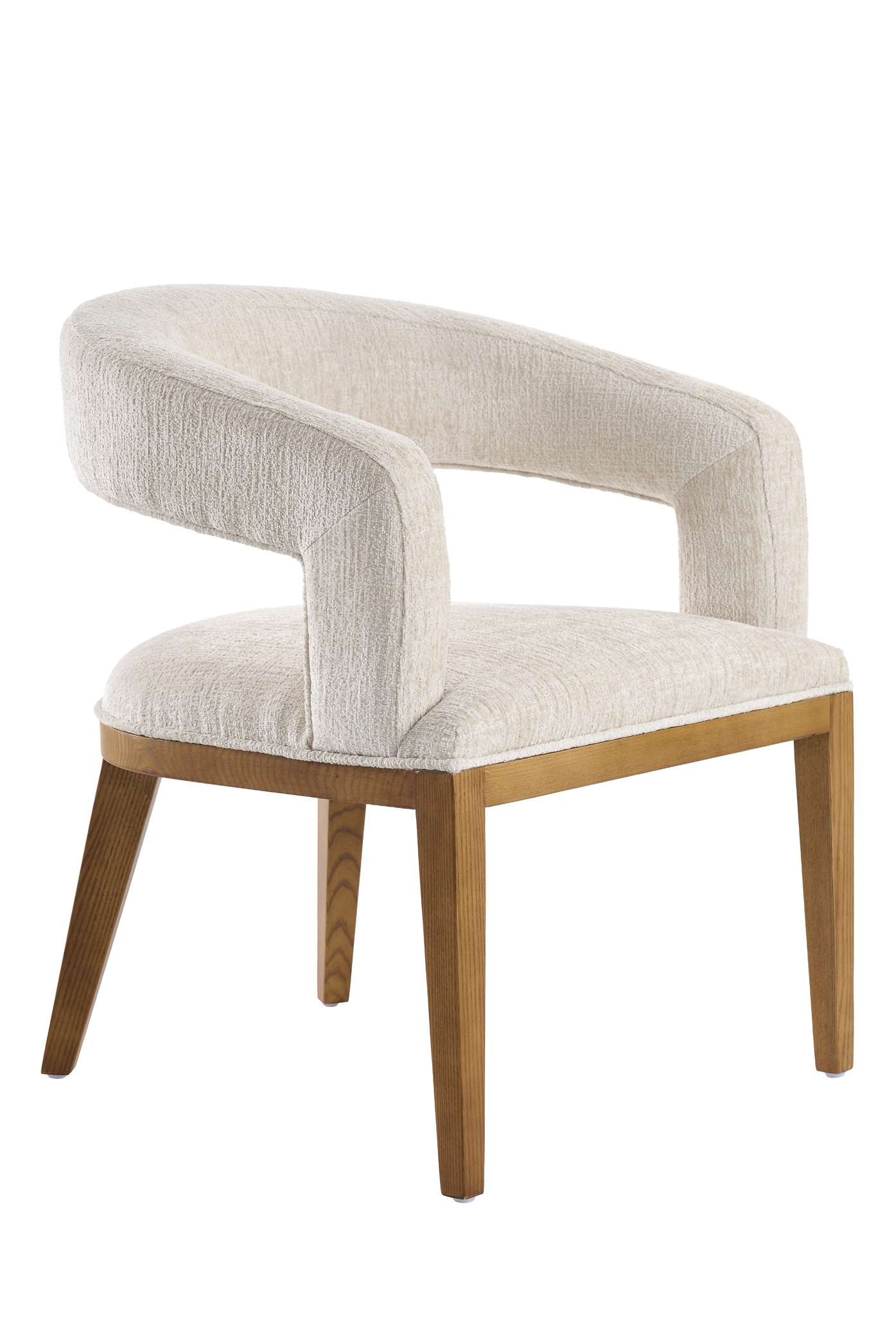 Madison Dining Chair – Light taupe – Chestnut Frame
