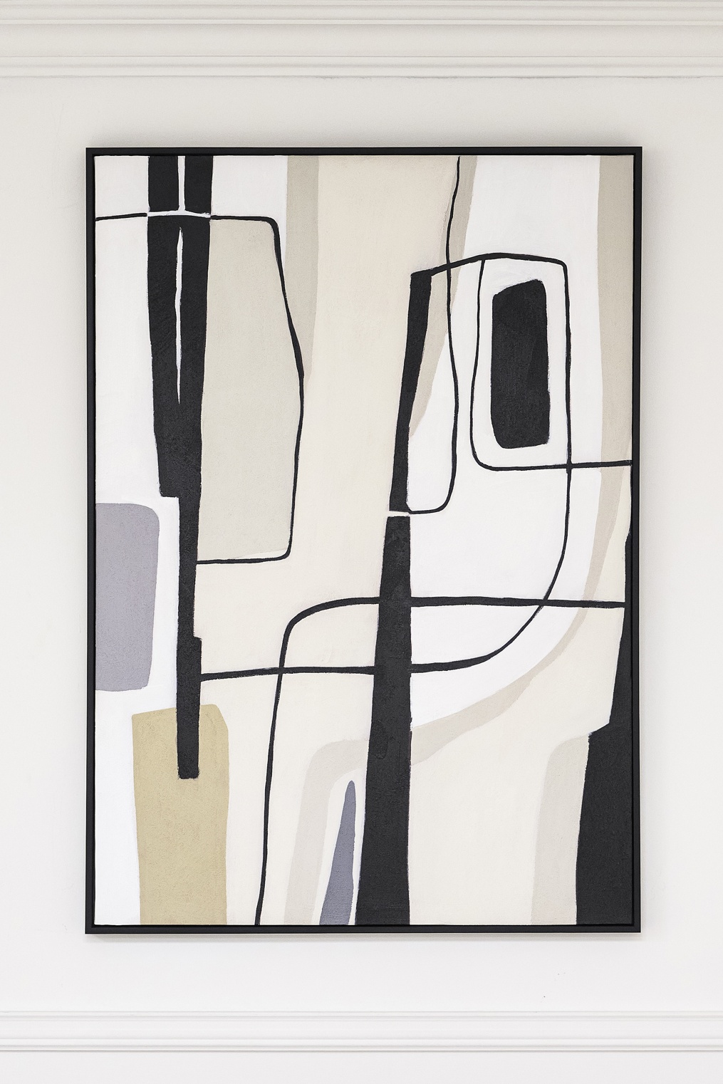 Brownstone One - Hand-Painted Wall Art