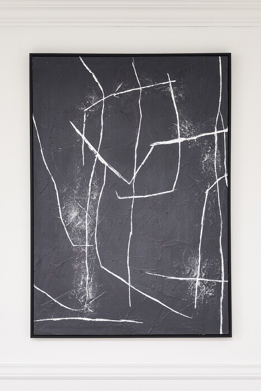 Structures Two - Hand-Painted Wall Art