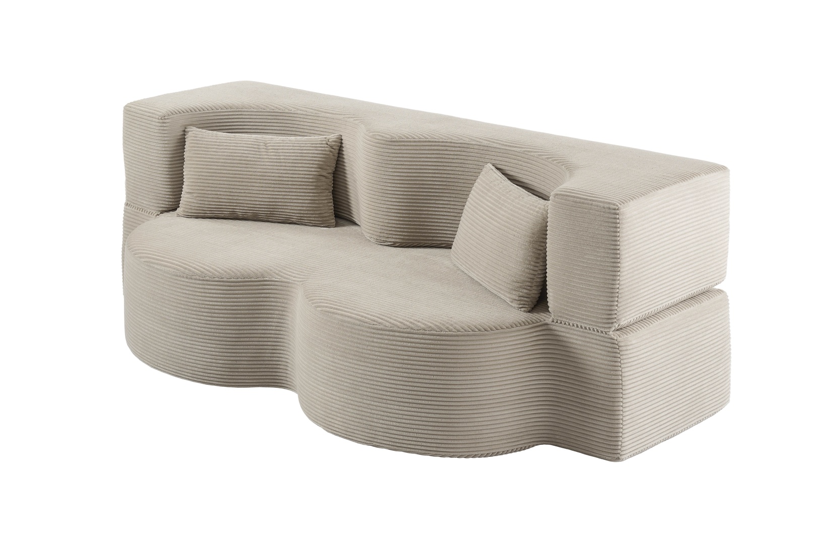Zzofa Sofa Bed - Light Taupe