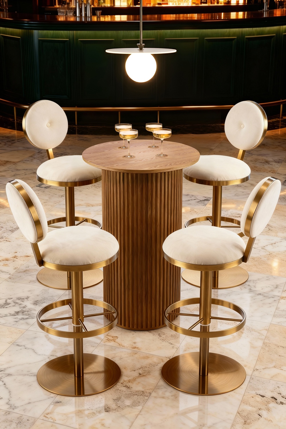 Ophelia Chestnut Bar Table