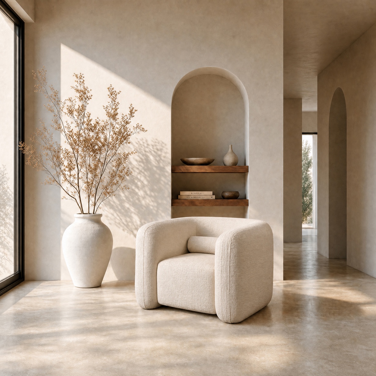 Munich Armchair | Light Taupe