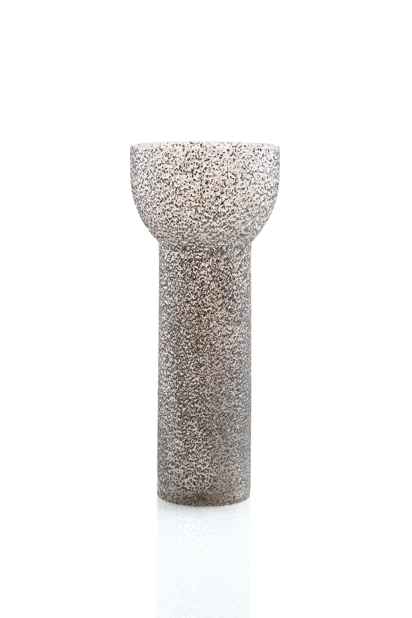 Large Speckled Glass Vase