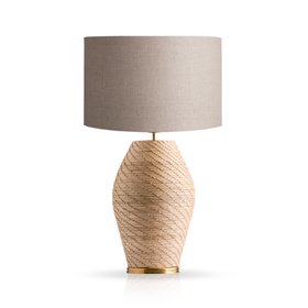 Aslan lamp, with Natural Linen shade