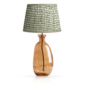 regular Wobble Bottle lamp, with Savannah shade