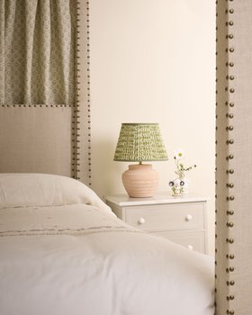 Smaller Ambrose Lamp, with Temple Green Shade