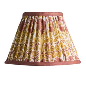 Ellen Merchant shade in 'Papavero' Poppies linen