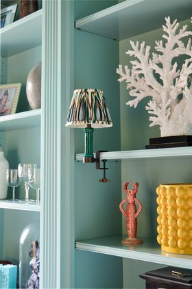 Bronte Rechargeable Bookshelf Light In Turquoise