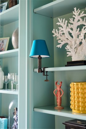 Bronte Rechargeable Bookshelf Light In Silvery Black