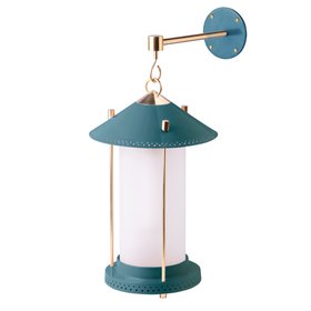Stefan Medium Rechargeable Lantern in Denim