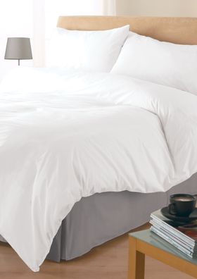King Deep Fitted Sheet 100% Bamboo White