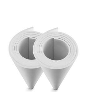 2-Pack White EVA Craft Foam Sheets 4mm Thick 35.5''x59''