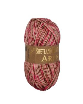 Woolcraft Shetland Heather Aran Yarn Wool 029 Brandy Rose