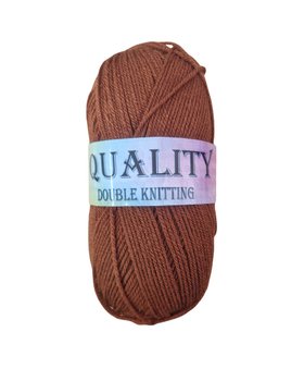 Single Ball Quality Yarn DK Wool 16 Chestnut Brown