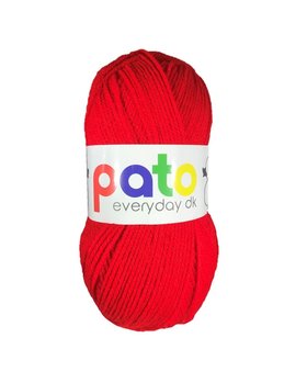 Single Ball Pato Everyday Yarn DK Wool 994 Red