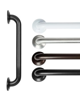 Vive Grab Bar for Bathtubs and Showers 16" Black